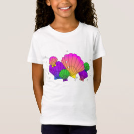 Karibiska havsskal med bubblor t shirt