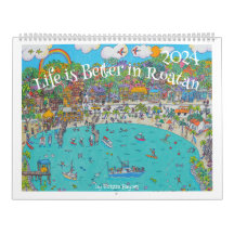 Karibiska illustrationer efter Kristin Calendar