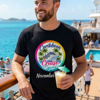 Karibiska Kryssningsgruppen Ombarkningsbesättning T Shirt