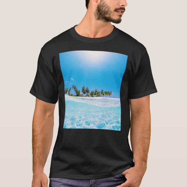 Karibiska Ocean Classic T-Shirt (Framsida)