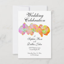 Karibiska orkidéer, tropiska vattenfärgade blommor
