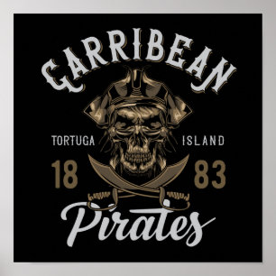 Karibiska Pirater Poster