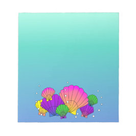 Karibiska Snäckor med bubblor Anteckningsblock