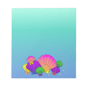 Karibiska Snäckor med bubblor Anteckningsblock