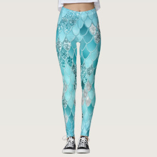 Karibiska sommarens Sjöjungfru 1 Leggings
