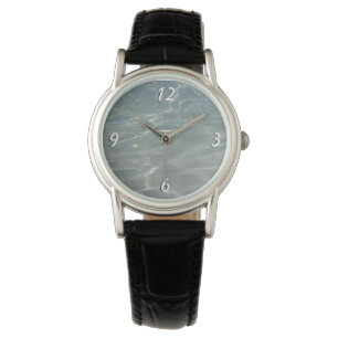 Karibiska Vatten Abstrakt Blue Nature Armbandsur