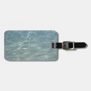 Karibiska Vatten Abstrakt Blue Nature Bagagebricka