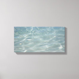 Karibiska Vatten Abstrakt Blue Nature Canvastryck