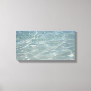 Karibiska Vatten Abstrakt Blue Nature Canvastryck