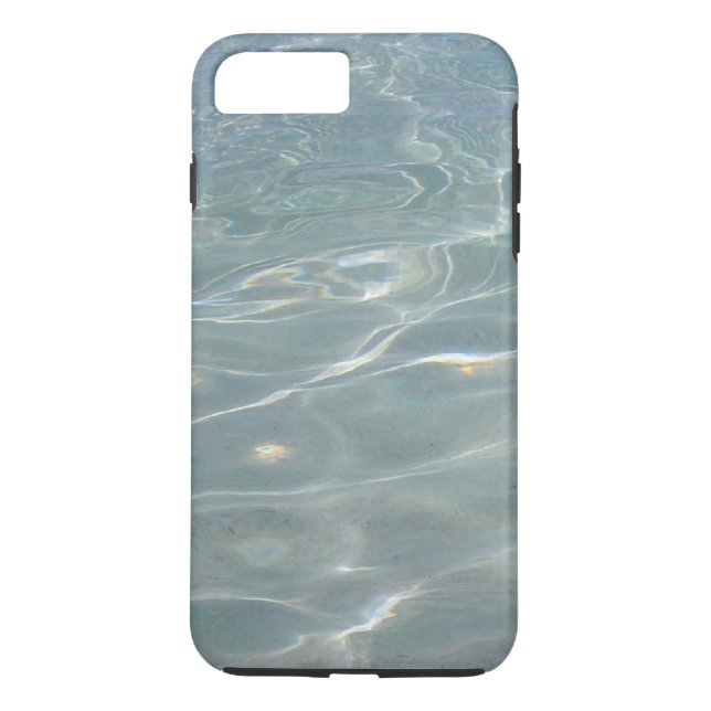 Karibiska Vatten Abstrakt Blue Nature Case-Mate iPhone Skal (Baksida)