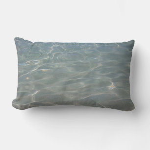 Karibiska Vatten Abstrakt Blue Nature Lumbarkudde