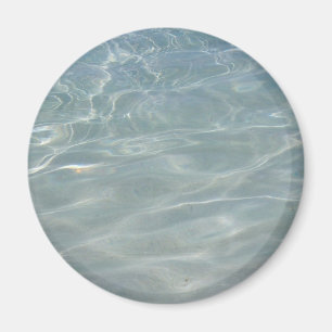 Karibiska Vatten Abstrakt Blue Nature Magnet