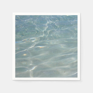 Karibiska Vatten Abstrakt Blue Nature Pappersservett