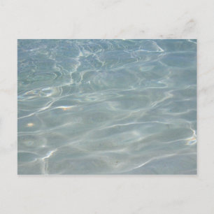 Karibiska Vatten Abstrakt Blue Nature Vykort