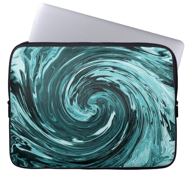 Karibiska vilden vatten... laptop fodral (Framsidan)