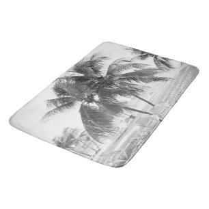 Karibiskt Beach Bliss 8 #rese #art Badrumsmatta