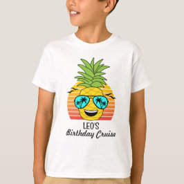 Karibiskt kryssningsfamiljefaktat födelsedag t shirt