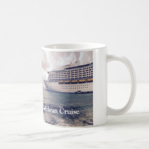 Karibiskt kryssningsfartyg - Vit 11 oz Classic Whi Kaffemugg