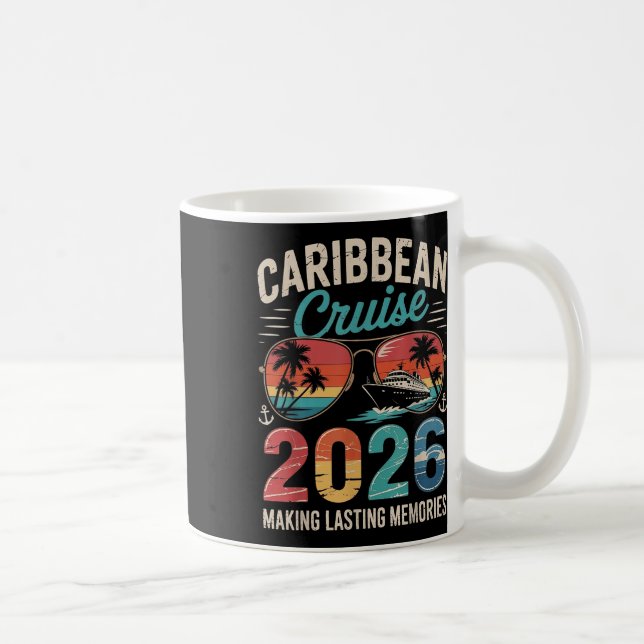 Karibiskt kryssningsområde 2026 Vacation Resa Matc Kaffemugg (Höger)