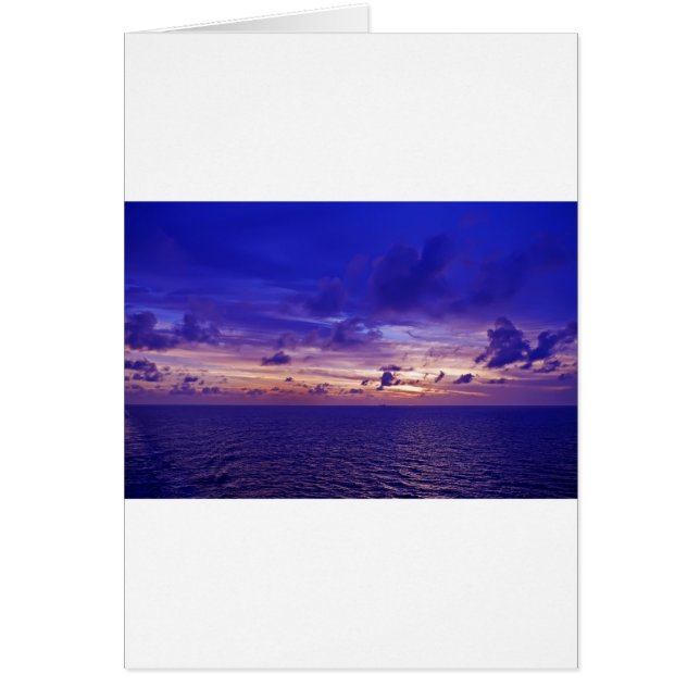 Karibiskt solnedgång III.JPG Hälsningskort (Framsidan)