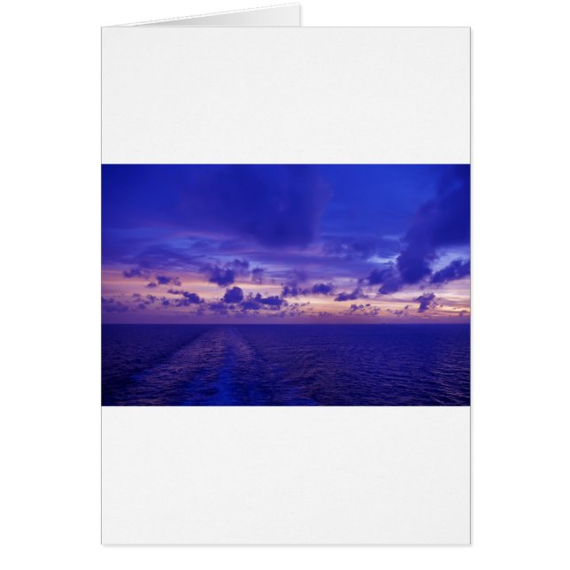 Karibiskt solnedgång IV.JPG Hälsningskort (Framsidan)