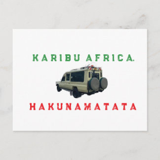 Karibu Africa vykort | Välkommen Afrika | Premium