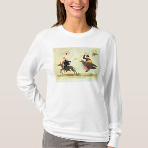 Karikatyr av 'de hundra dagarna t-shirt