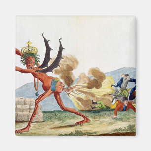 Karikatyr av den engelska regeringen, 1793 magnet