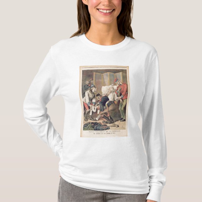 Karikatyr av den trefaldiga alliansen tee (Framsida)