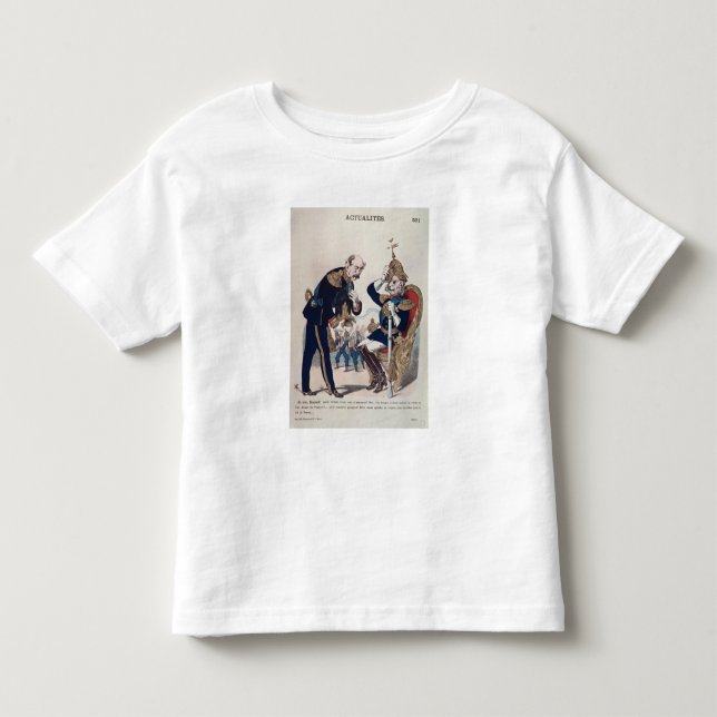 karikatyr av Kaiser Wilhelm av Prussia Tee (Framsida)