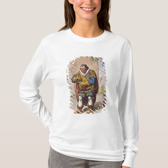 Karikatyr av Pizarro som beskådar Tröja (Framsida)