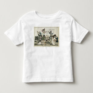 Karikatyr av snatterdoktorer som erbjuder vaccin tee shirt