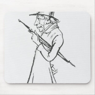 Karikatyr av Soren Aabye Kierkegaard Musmatta