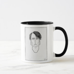 Karikatyr av W.B. Yeats, 1898 Mugg