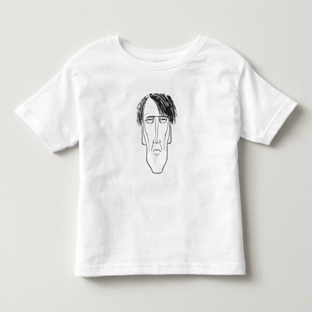 Karikatyr av W.B. Yeats, 1898 Tee (Framsida)