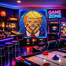 Karikatyr Dartboard – Djärv Pop Art Måltavla Desig Darttavla