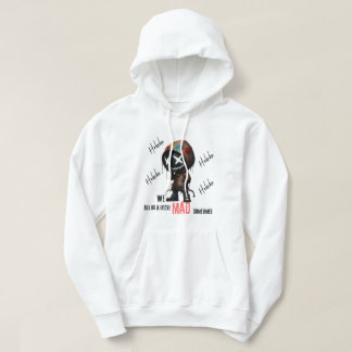karikatyr figur med hood hoodie