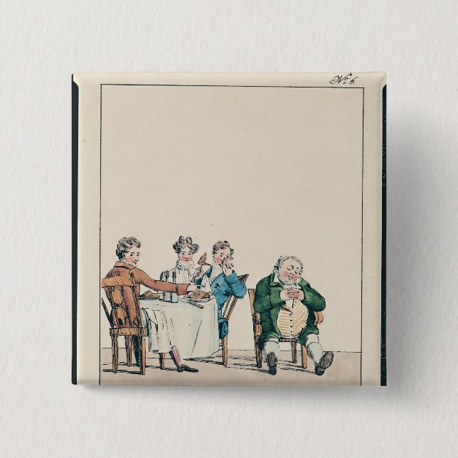 Karikatyr för Qui dort dine', av sova för man Knapp (Framsida)