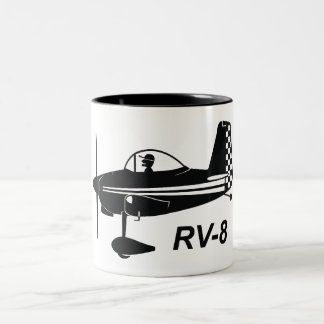 Karikatyr för skåpbilar RV-8 Två-Tonad Mugg