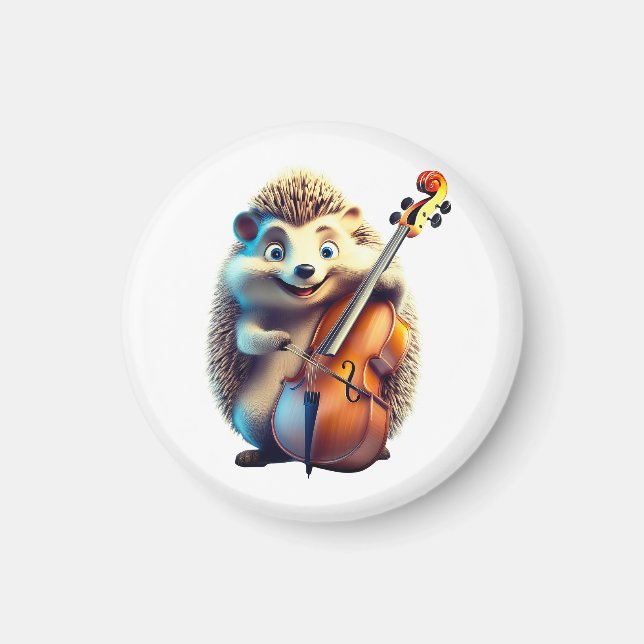 Karikatyr, Tecknad, illustration A musikalisk Magnet (Framsidan)