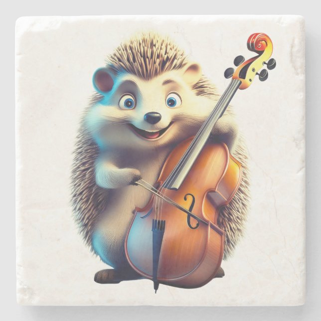 Karikatyr, Tecknad serie, Illustration  En musikal Stenunderlägg (Framsidan)