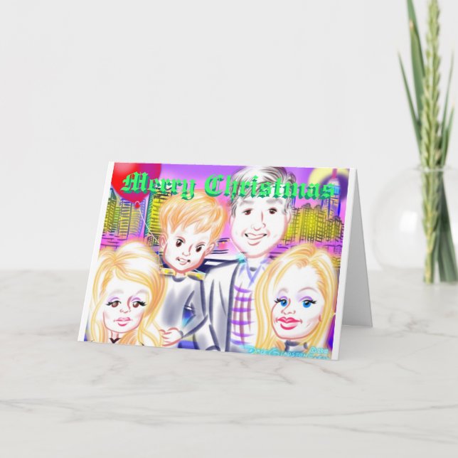 Karikatyrjulkort 12a helgkort (Framsida)