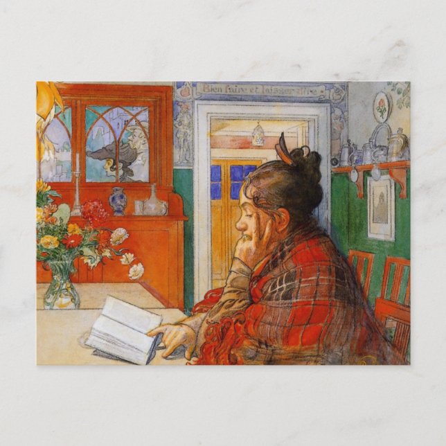 Karin Reading i kväll Vykort (Framsida)