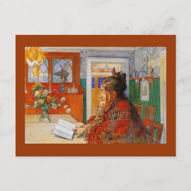 Karin Reading i kväll Vykort (Framsida)