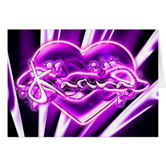 Karina Hälsningskort (Framsidan Horizontal)