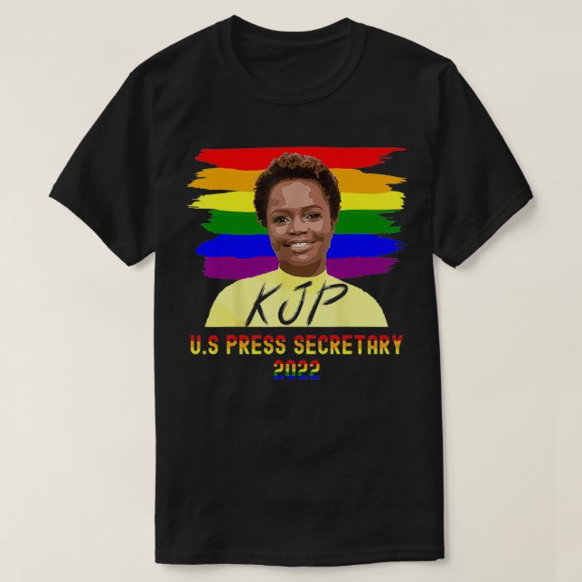 Karine Jean Pierre First Press Secretary Black Afr T Shirt (Design framsida)