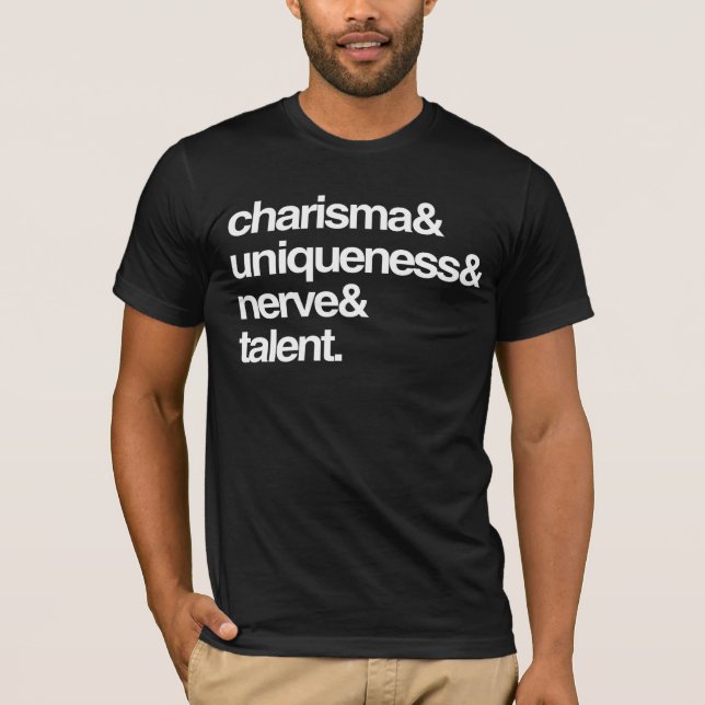 Karisma Unikhet Nerver och Talang Tee Shirt (Framsida)