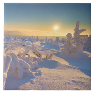 Karkonosze-bergen, Nationalpark Kakelplatta