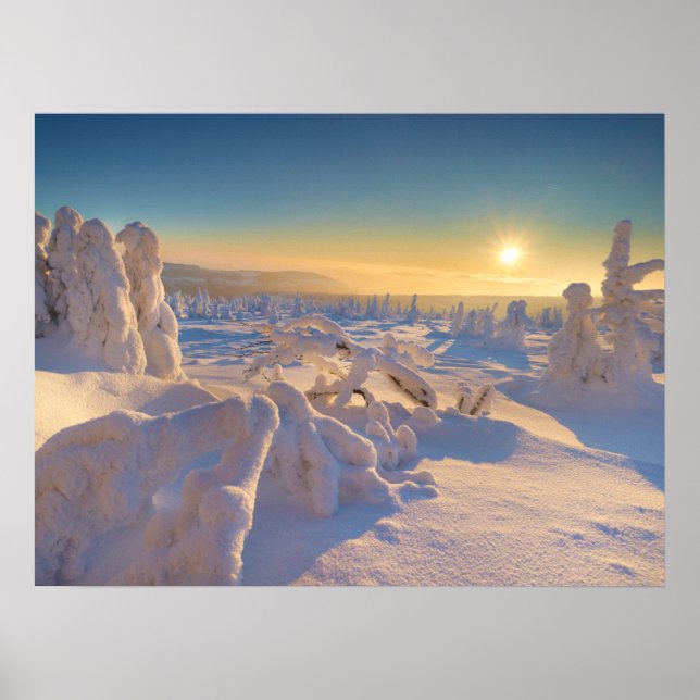 Karkonosze-bergen, nationalpark poster (Framsidan)