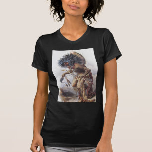 Karl Bodmer - Moennitarri krigare som gör hunddan T Shirt